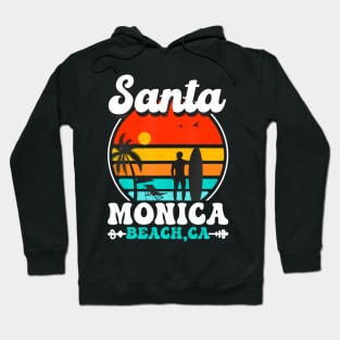 Santa Monica California Beach Summer Vacation Hoodie